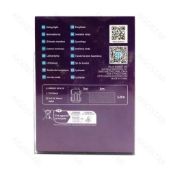 Lampki choinkowe siatka led na 3 baterie AA, multikolor, 3m * 1,5m 200LED